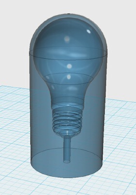 MakerTree 3D: Encapsulated Lightbulb | 3d print model