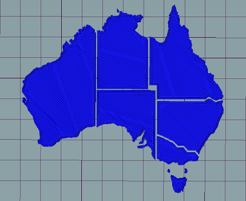 Australia Map Puzzle | 3d print model