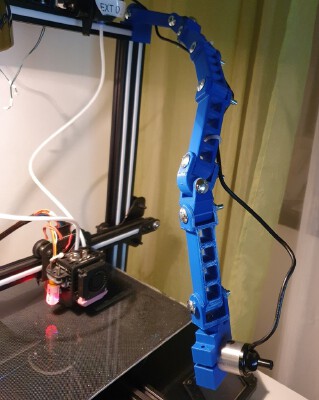 Gelenkarm Webcam 20x20 Profil | 3d print model