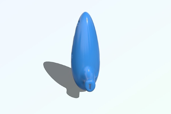 Cleaned Updated 12 Hole Ocarina | 3d print model