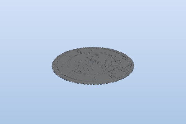 Steins;Gate Gear Clock | 3d print model