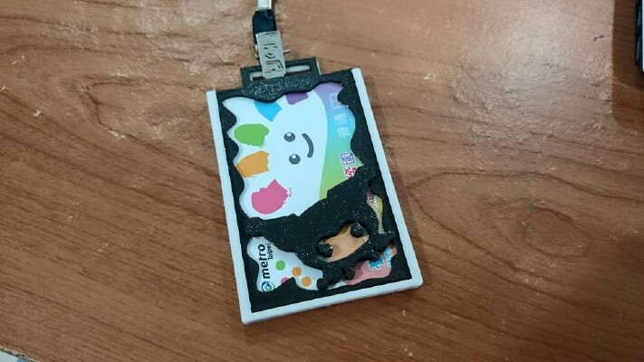 NECKLACE CARD HOLDER | 3d print model