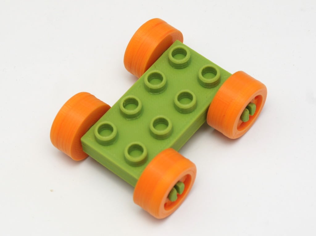 Duplo Compatible Car Base 2 x 4