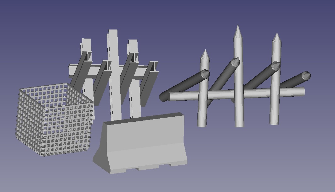 Some Tabletop Barriers 1:80