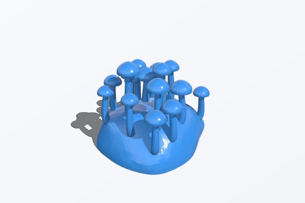 Mushroom Rock | 3d print model