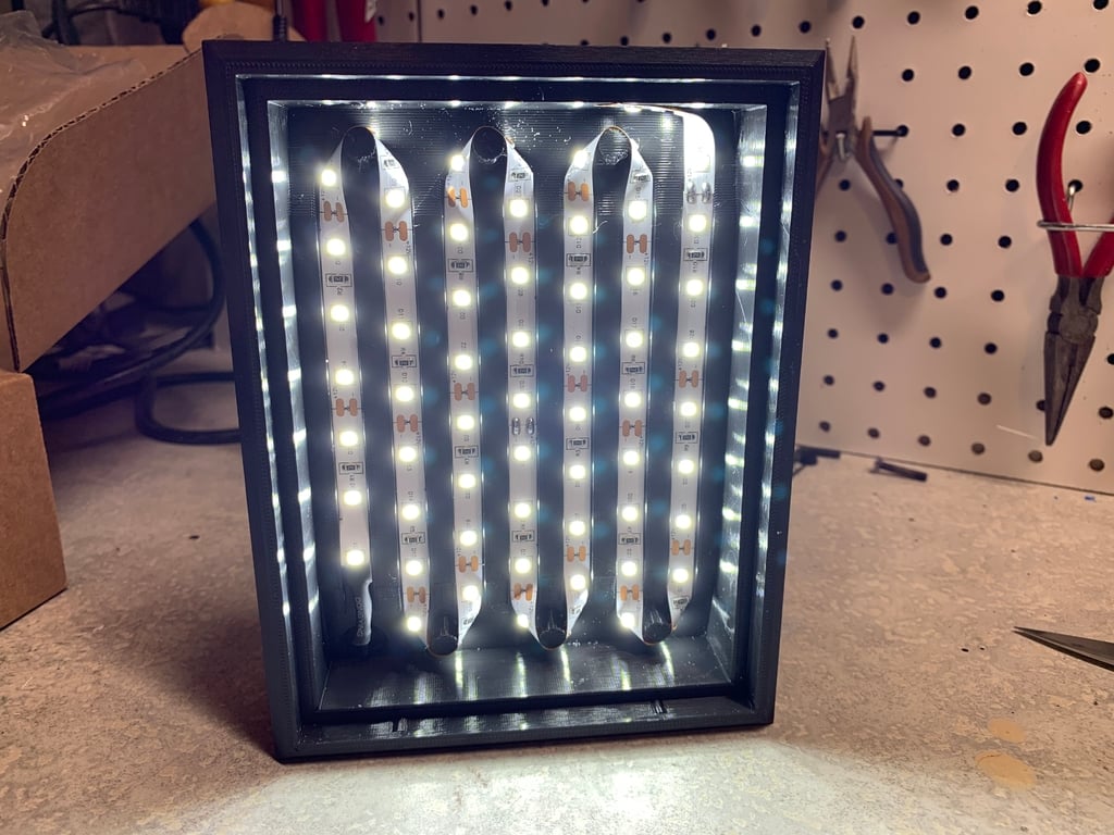Lithophane Stand Light Box LED