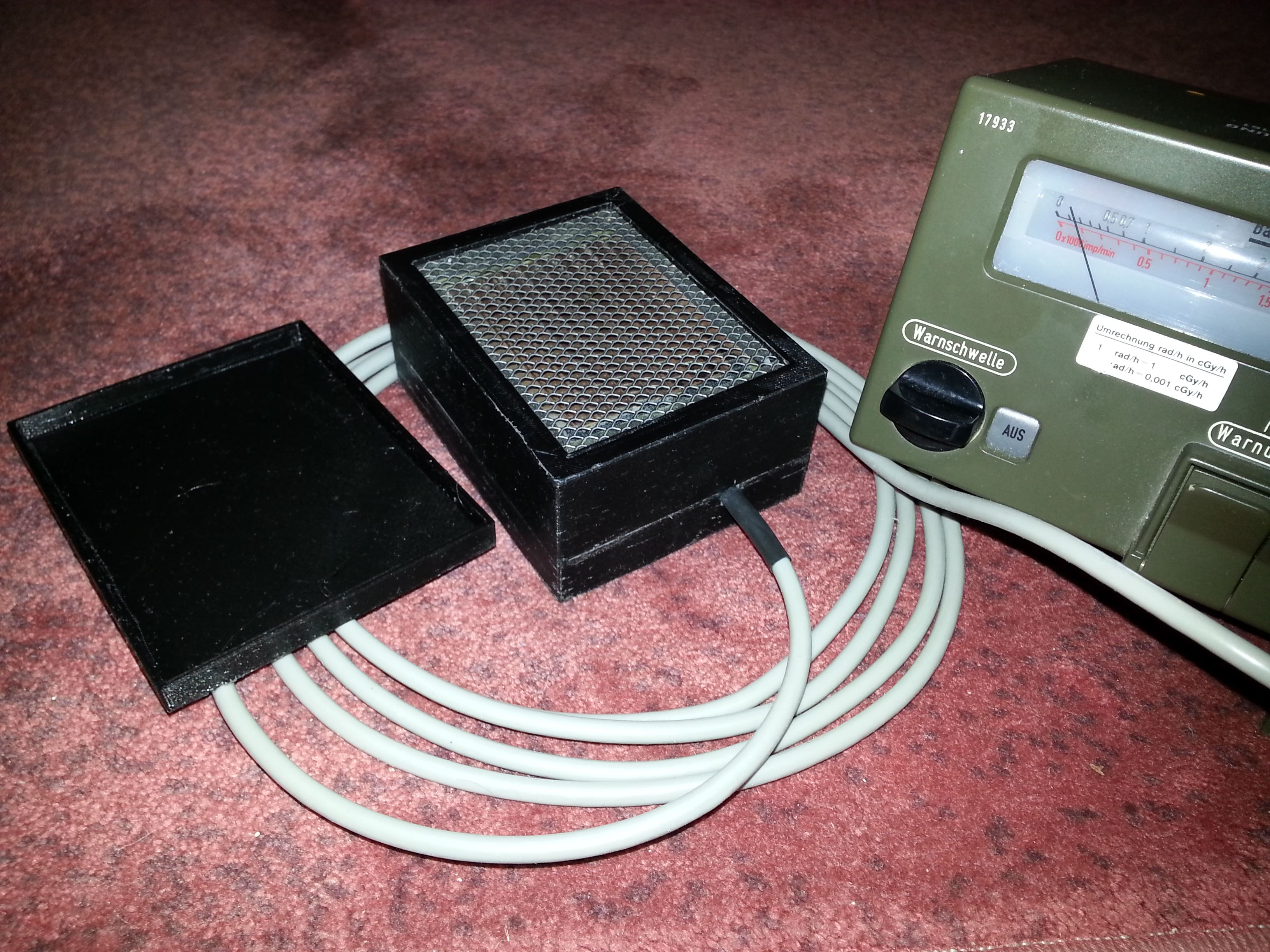 SBT-10 Pancake radiation probe housing with cap