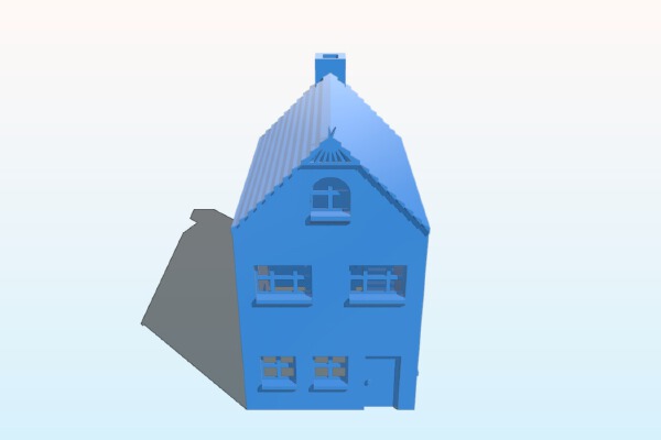 Colonial house | 3d print model