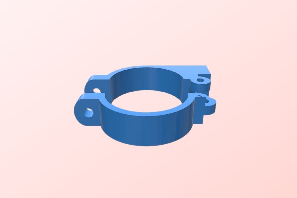 Turn signal fork mount for dirt bike | 3d print model