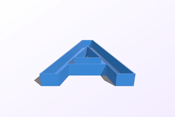 Marquee Letter A | 3d print model