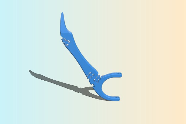 Yet another reusable dental floss stick | 3d print model