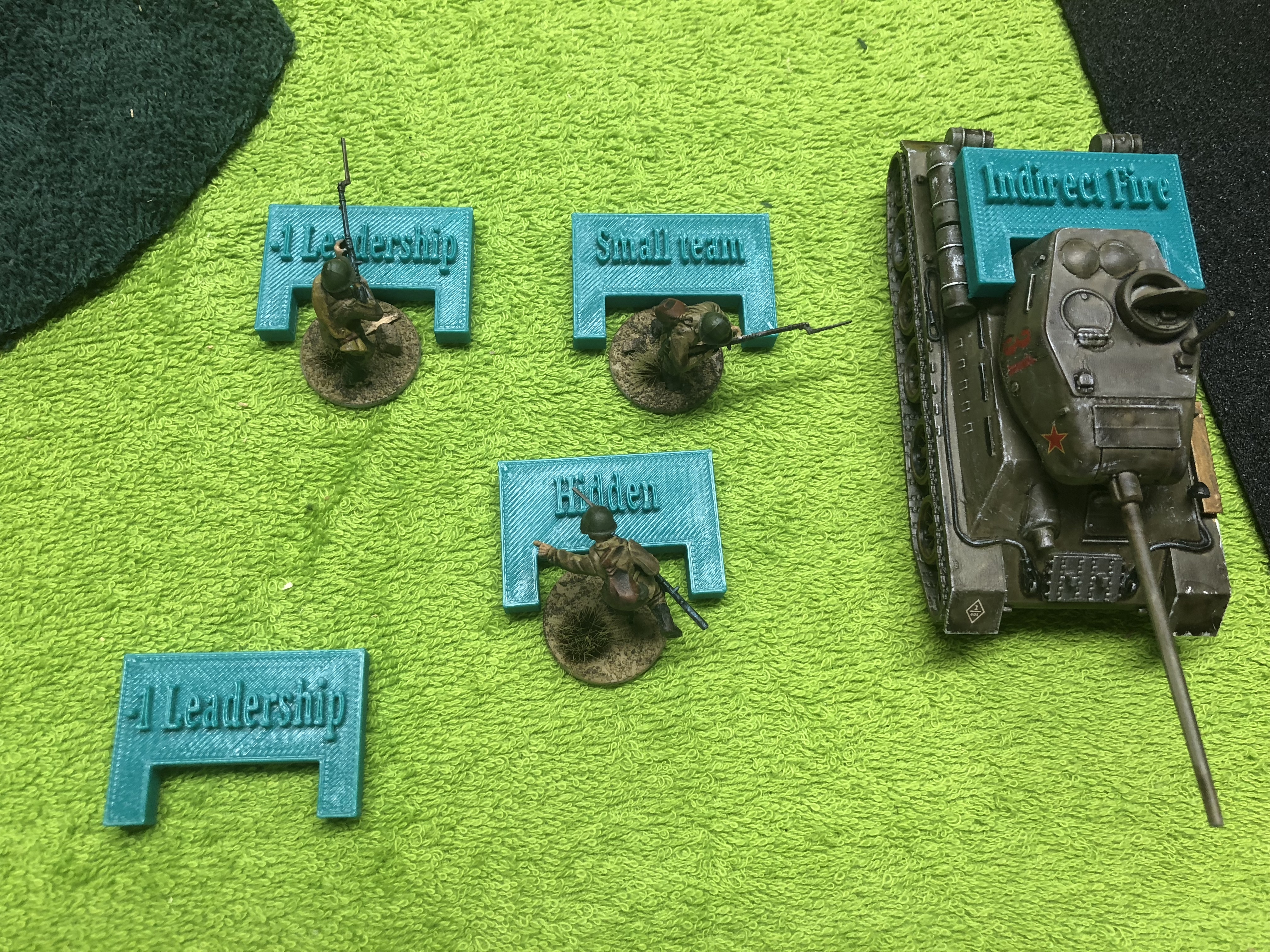 Bolt Action unit markers