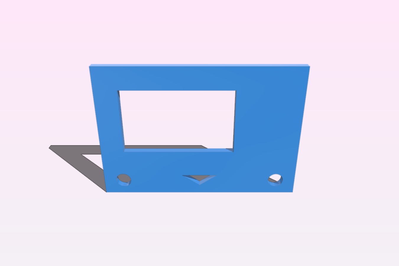 Voltmeter Mount Panel