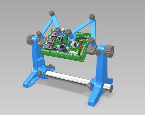 Platinenhalter als Löthilfe | 3d print model