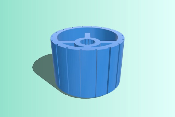 FIXED SDVX knob for 6mm rotary encoder (Customized) | 3d print model