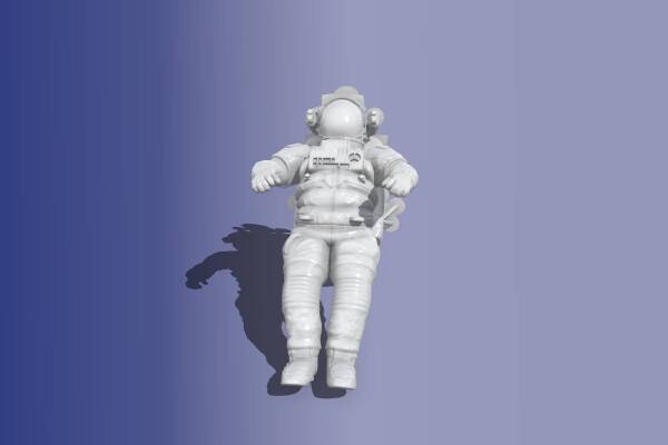 NASA Astronaut With Manned Maneuvering Unit | 3d print model