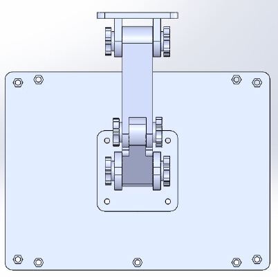 Housing 7inch Touch Diplay with arm | 3d print model