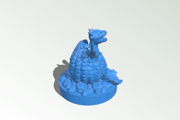 Baby dragonborn | 3d print model