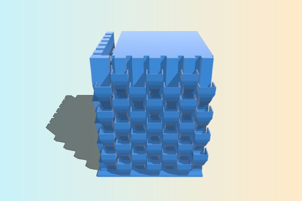 3D printable architectural exhibition model | 3d print model