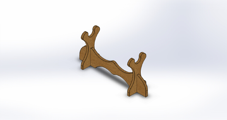 Bone katanakake sword stand | 3d print model