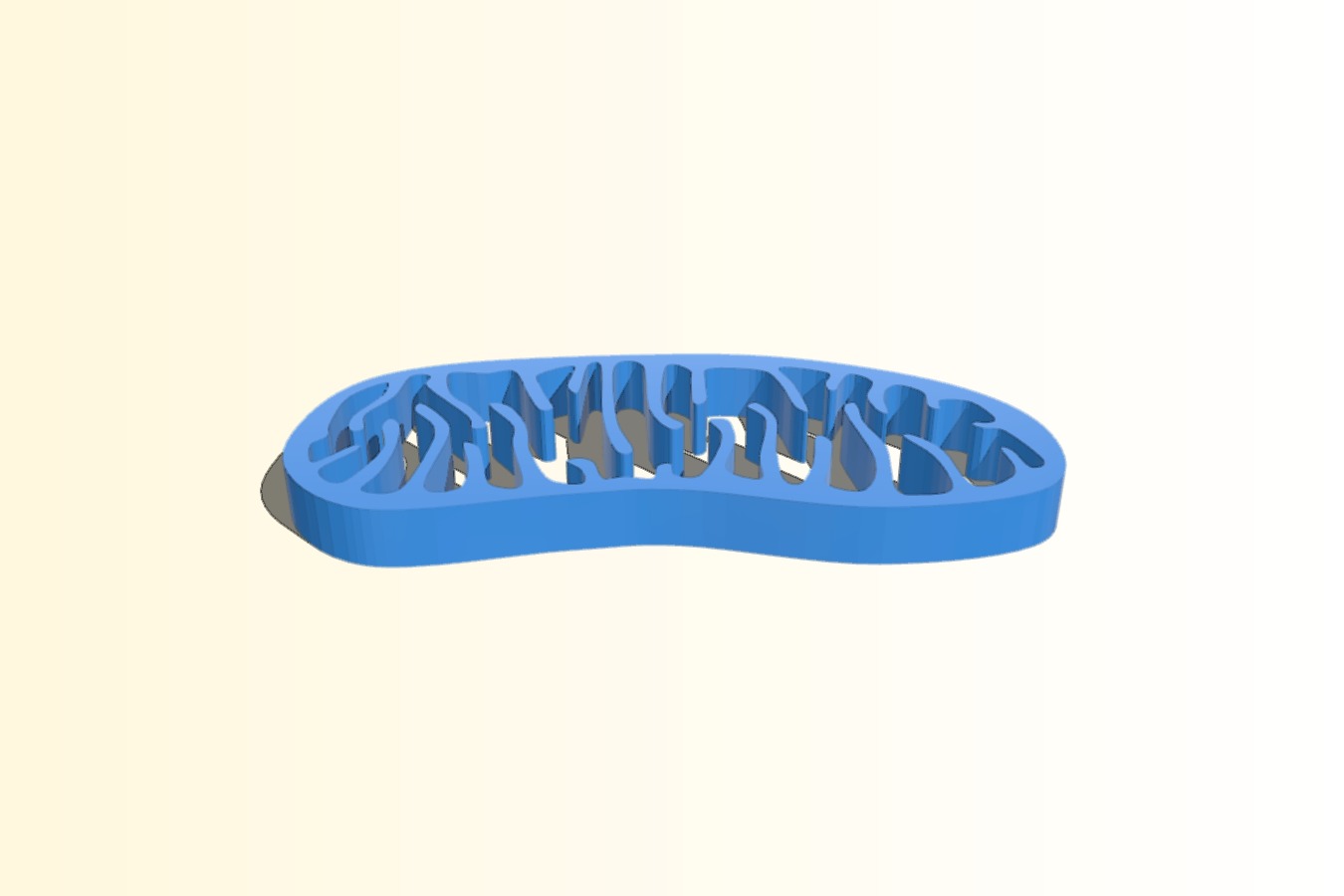 The mitochondrion (plural mitochondria)