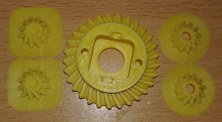 Differential helical involute gears | 3d print model