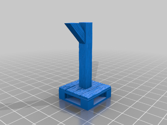 OpenLock 1x1 Wood Posts, braces, Columns for Tudor Tavern | 3d print model