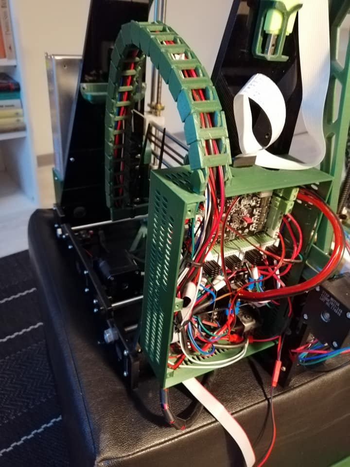 Anet A8 Electronic Case with cable chain