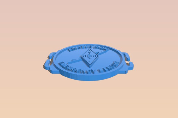 ARES Molle Tag (Amateur Radio Emergency Service) | 3d print model