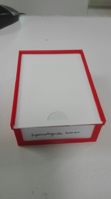 stackable case for 20 microscope slides, boite pour 20 préparations microscopiques et case for 12+12 | 3d print model