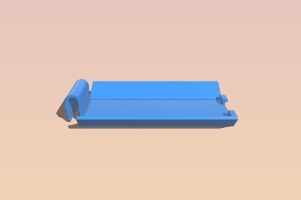 Yamaha MCX-1000 - Remote battery cover | 3d print model
