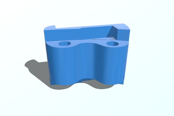 Dquad Obsession GoPro Session Mount (40°) | 3d print model