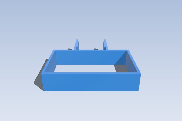 Velleman k8200 UK Power Pack Holder | 3d print model
