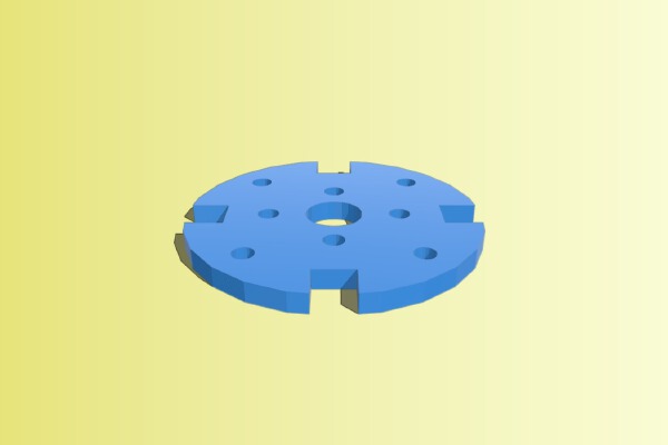 Outrunner Motor Mount for Foam RC Airplanes | 3d print model