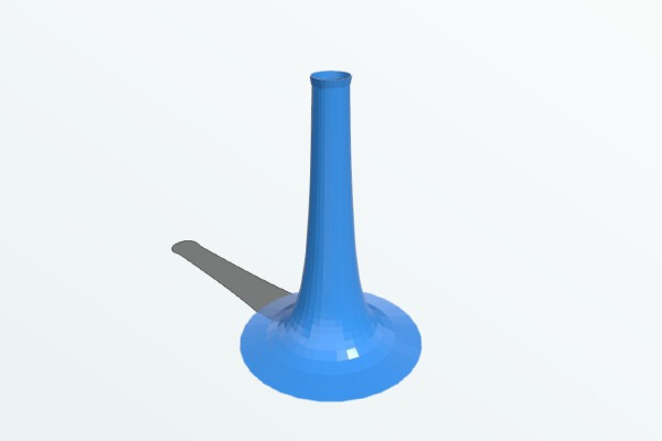 Parametric Music Pipe (Trumpet, Trombone, Bugle,Clarinet) | 3d print model