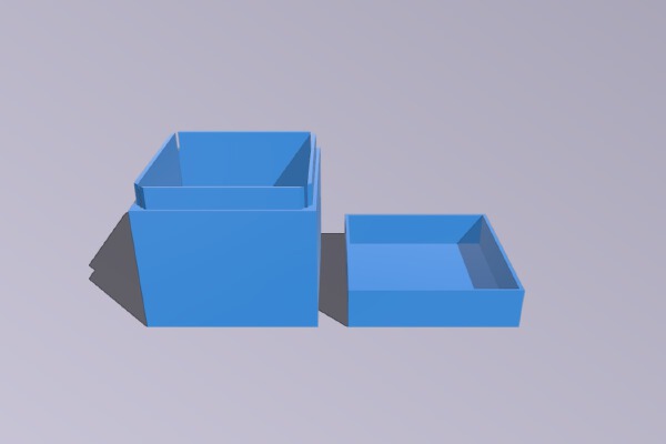 Simple BOX (able to scale) | 3d print model