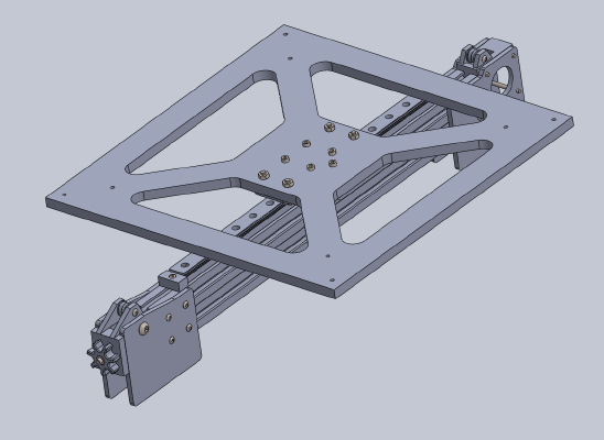 Micromake C1 Y-Axis linear guide mod with belt tensioner | 3d print model