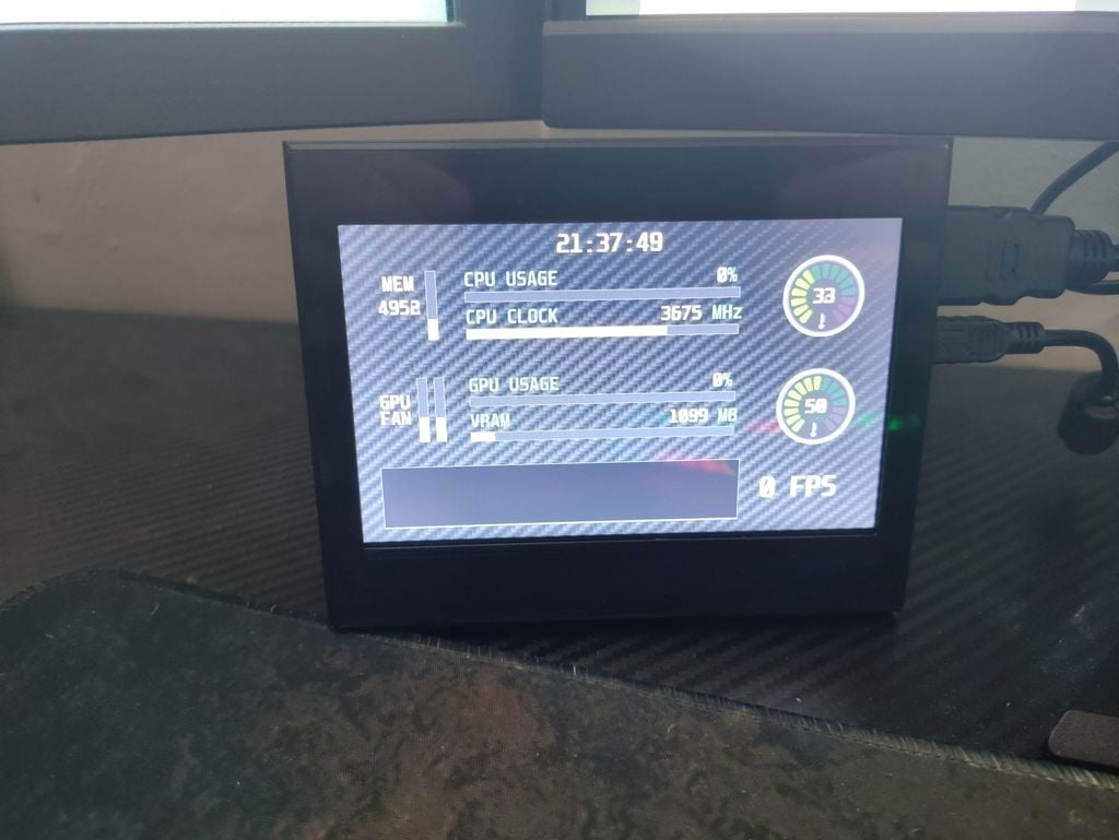 5 inch LCD for Raspberry Pi case