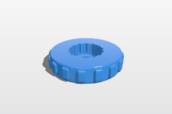 Ender-2 Leveling Knob Attachment | 3d print model