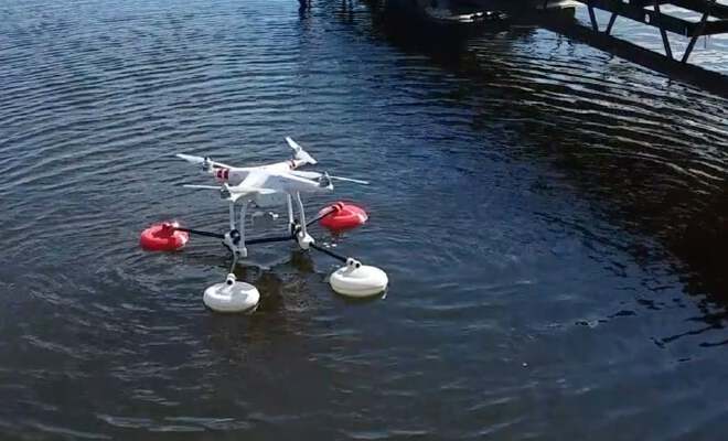 DIY 3D Printed DJI Phantom 3 Water Landing Gear | 3d print model