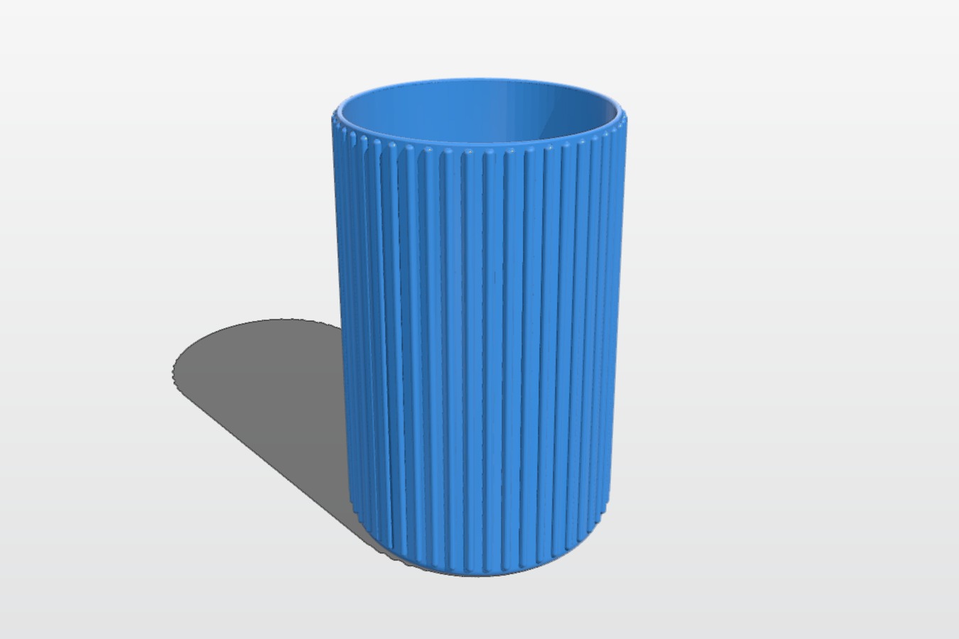 Ribbed Toothbrush _ Pencil Holder