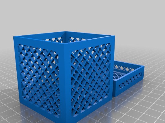 Customizable Lattice Box | 3d print model