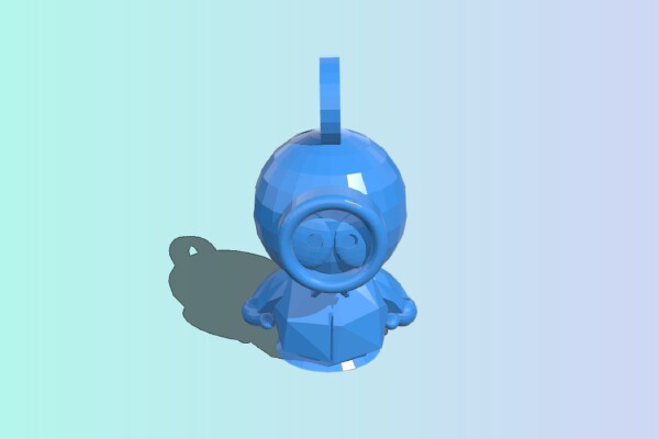 Kenny McCormick necklace hanger | 3d print model