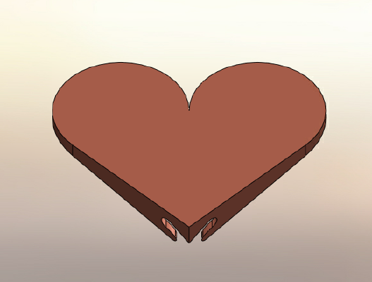 Heart Puzzle Jewelry Box | 3d print model