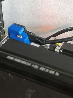Ender 3 S1 Bed Cable Angle | 3d print model