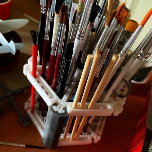 HEX Paintbrush Holder