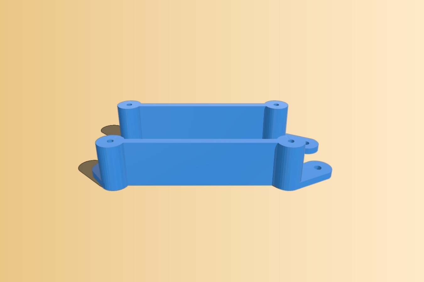Offset 3.5" hdd to 5.25" bay mount