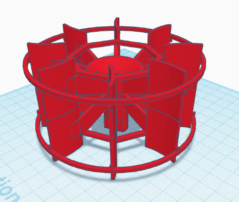 model water wheel | 3d print model