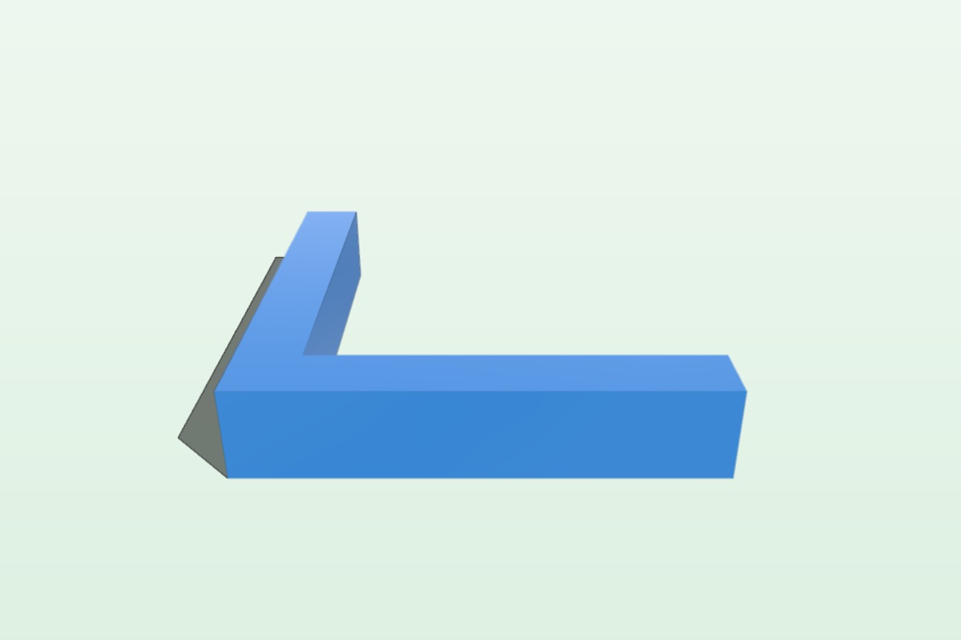 Universal 25x25x5mm L support foot