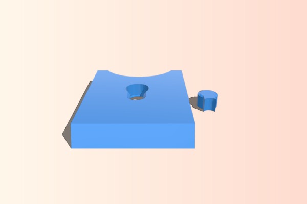 Zapata trípode _ Quick release platform | 3d print model